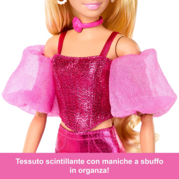 Barbie Deluxe Style n.5 – Bambola Fashion Rosa Metallizzato