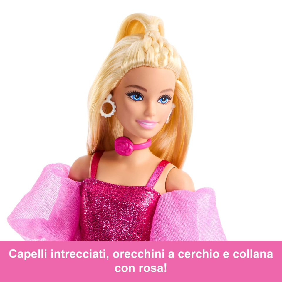 Barbie Deluxe Style n.5 – Bambola Fashion Rosa Metallizzato