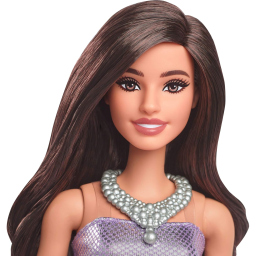 Barbie Fashionistas, bambola fashion con abito viola