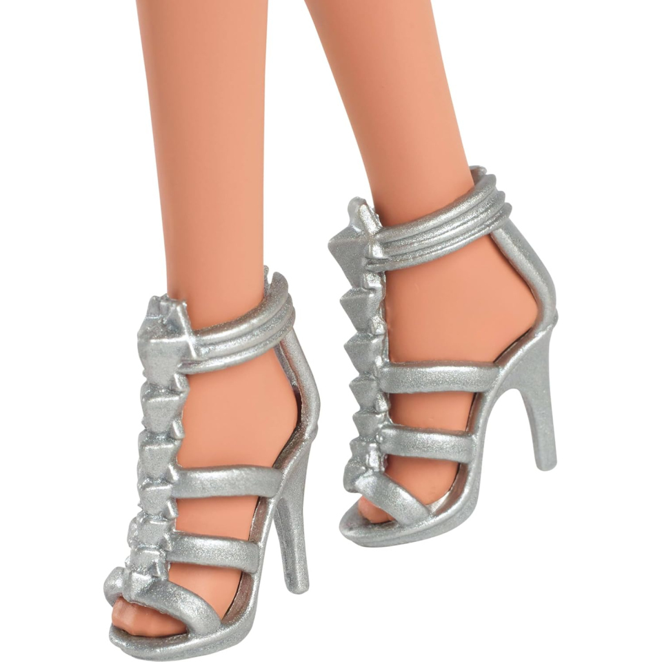 Barbie Fashionistas, bambola fashion con abito viola