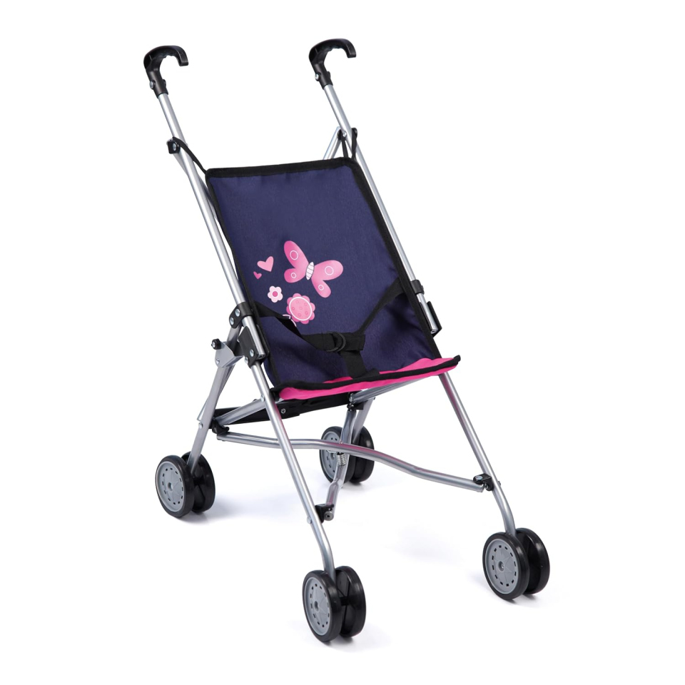 Bayer Design passeggino per bambole blu e rosa