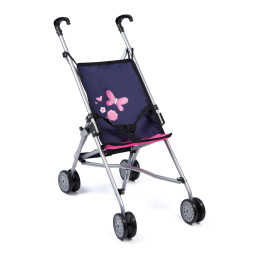 Bayer Design passeggino per bambole blu e rosa