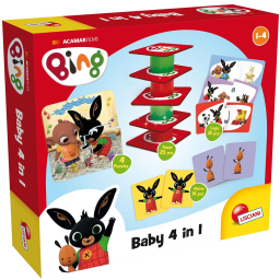 Bing Bambino 4 in 1 – Puzzle, Memo e Incastri Lisciani