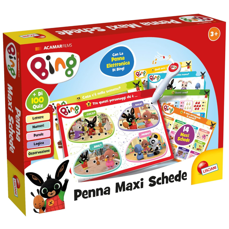 Bing Penna Parlante con Maxi Schede – Lisciani Giochi
