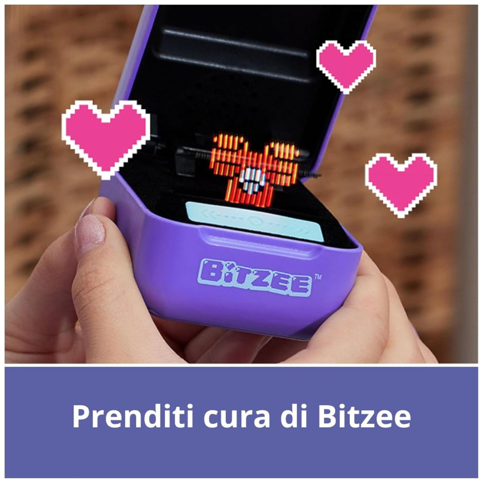 Bitzee cucciolo digitale interattivo viola con 15 personaggi