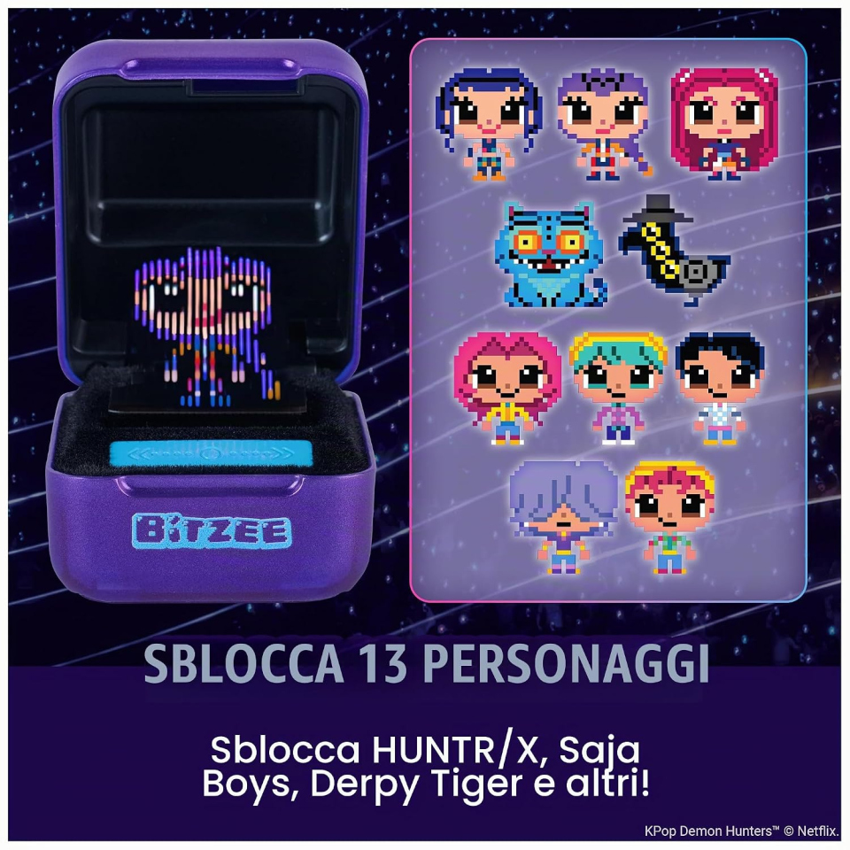 Bitzee KPop Demon Hunters interattivo, 13 personaggi