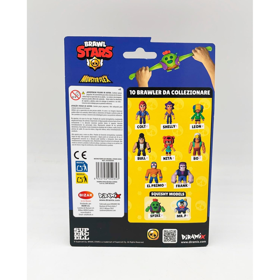 Bizak Monsterflex figura Spike Brawl Stars 13 cm