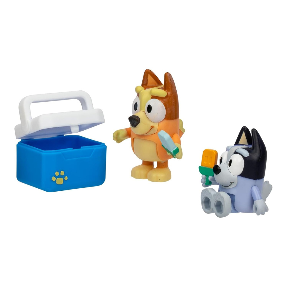 Bluey action figure Bingo e Socks, pack da 2
