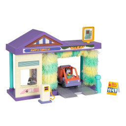 Bluey Autolavaggio playset Rocco Giocattoli con fuoristrada