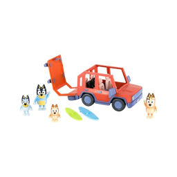 Bluey Famiglia Heeler Veicolo 4WD con 4 Personaggi