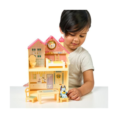 Bluey Mini Casa Playset con Personaggio 6 cm – Rocco Giocattoli