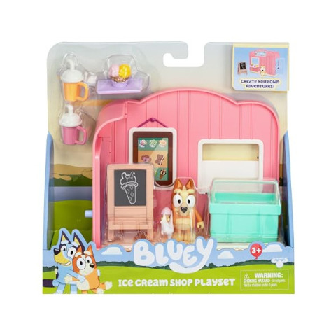 Bluey Mini Playset Gelateria con Bingo – Giochi Preziosi