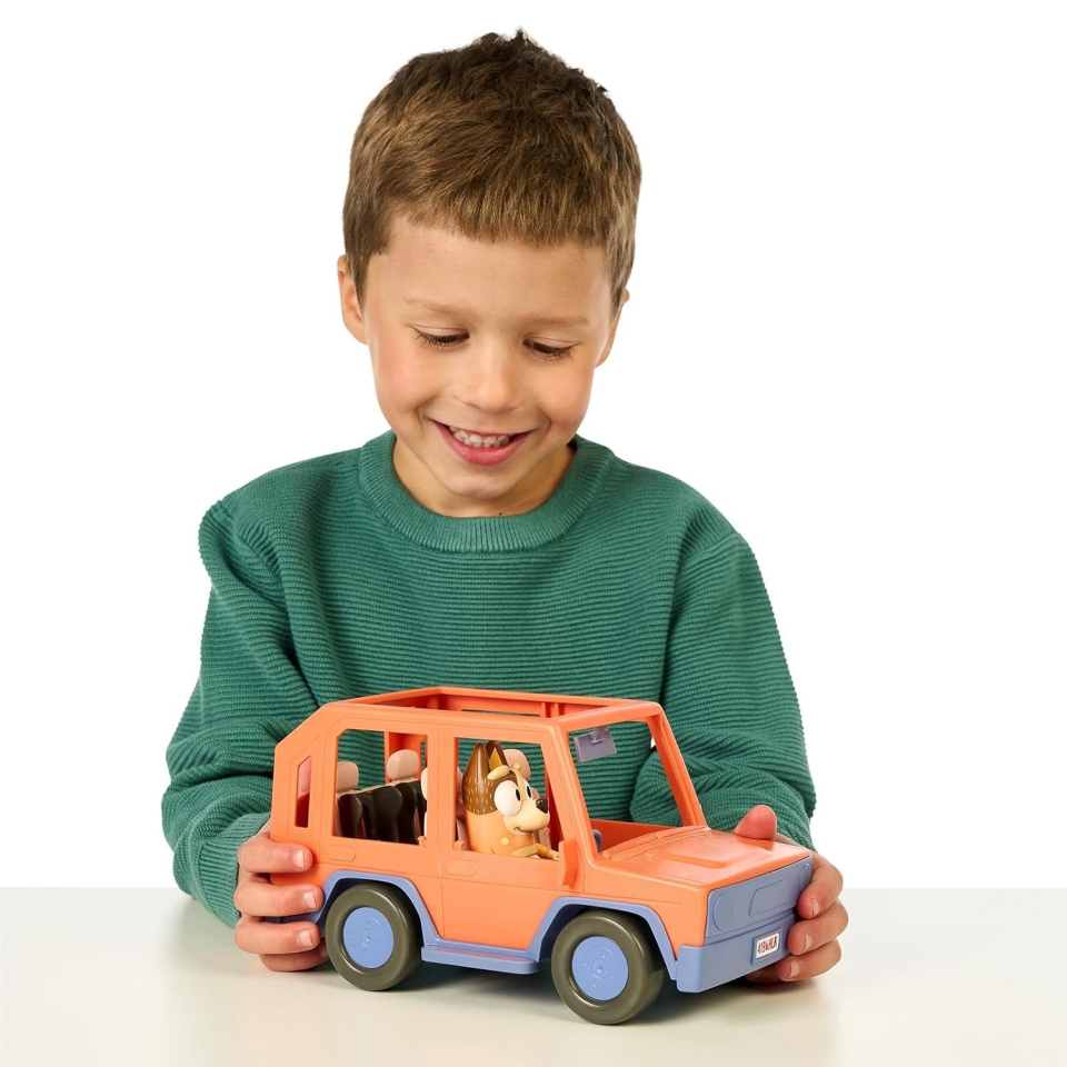 Bluey playset Jeep con Chilli di Rocco Giocattoli