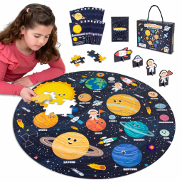 BONNYCO Puzzle Sistema Solare XXL 70 Pezzi per Bambini