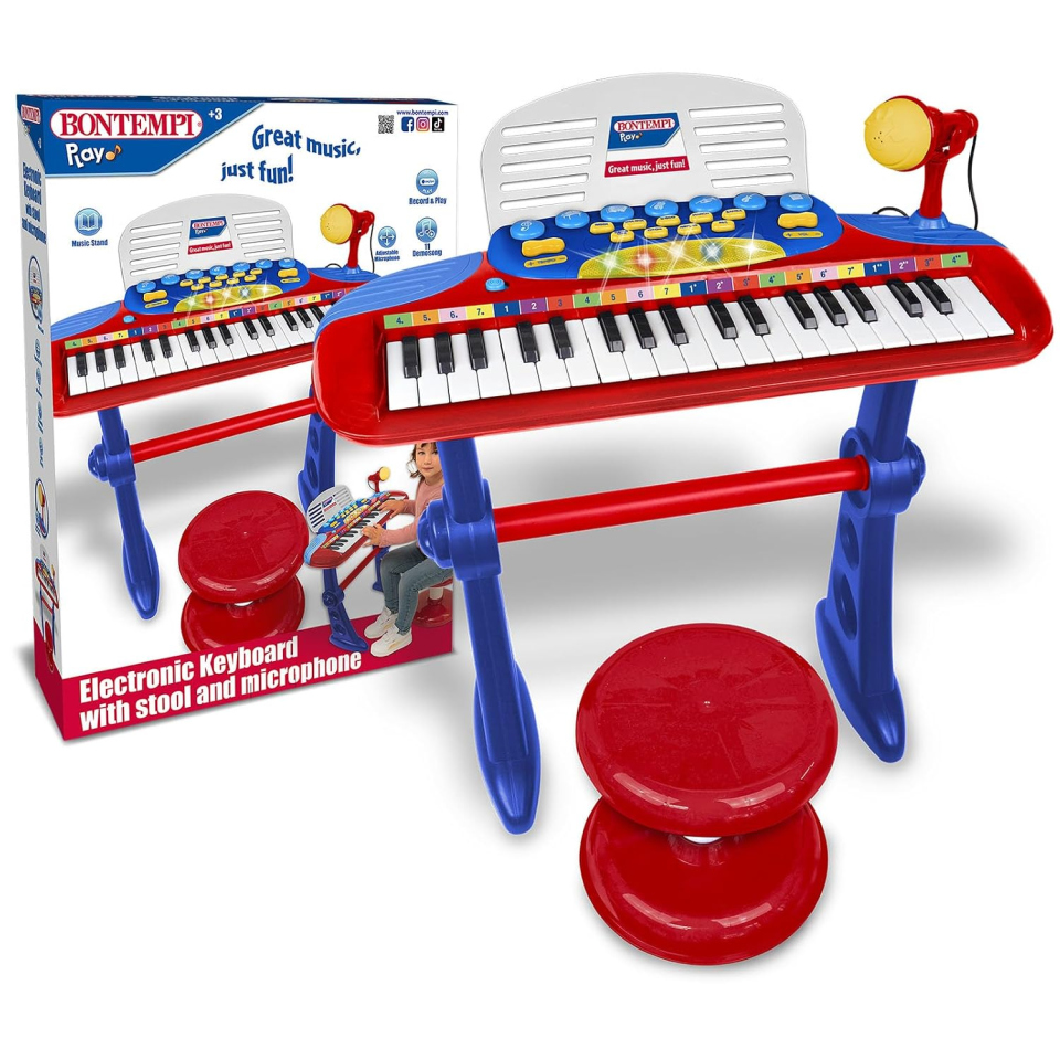 Bontempi MiniKeyFun tastiera per bambini 37 tasti