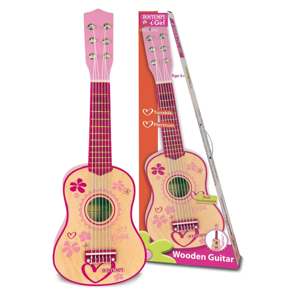 Bontempi WoodHarmony chitarra classica rosa da 55 cm