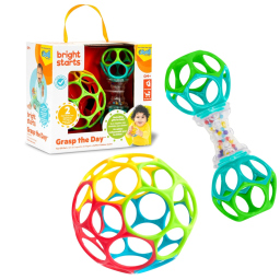 Bright Starts Oball set per neonati con sonaglio