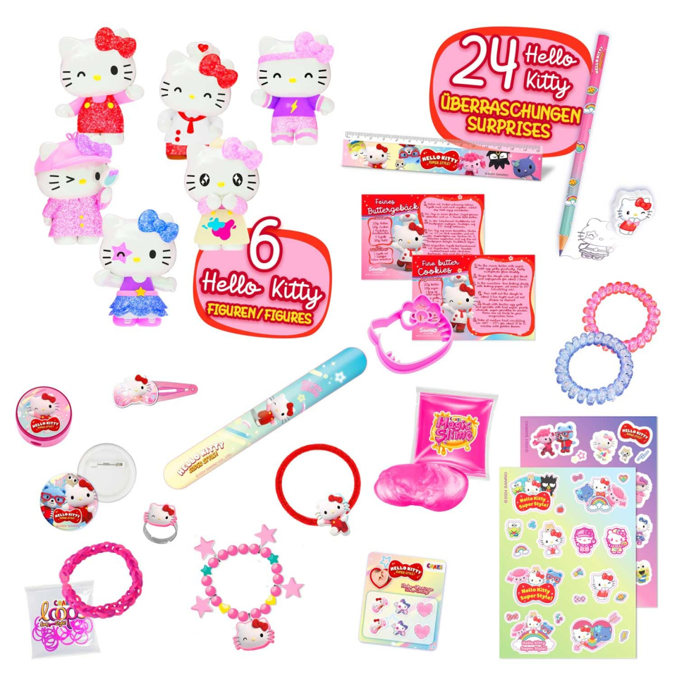 Calendario Avvento Hello Kitty CRAZE – 24 Sorprese con Pupazzi e Slime