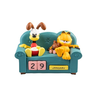 Calendario Perpetuo 3D Garfield – Grupo Erik in Resina Dipinta a Mano
