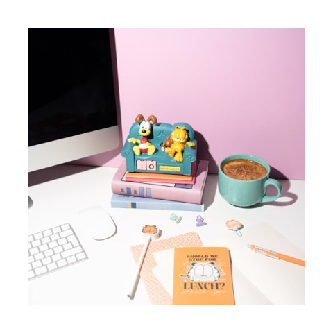 Calendario Perpetuo 3D Garfield – Grupo Erik in Resina Dipinta a Mano