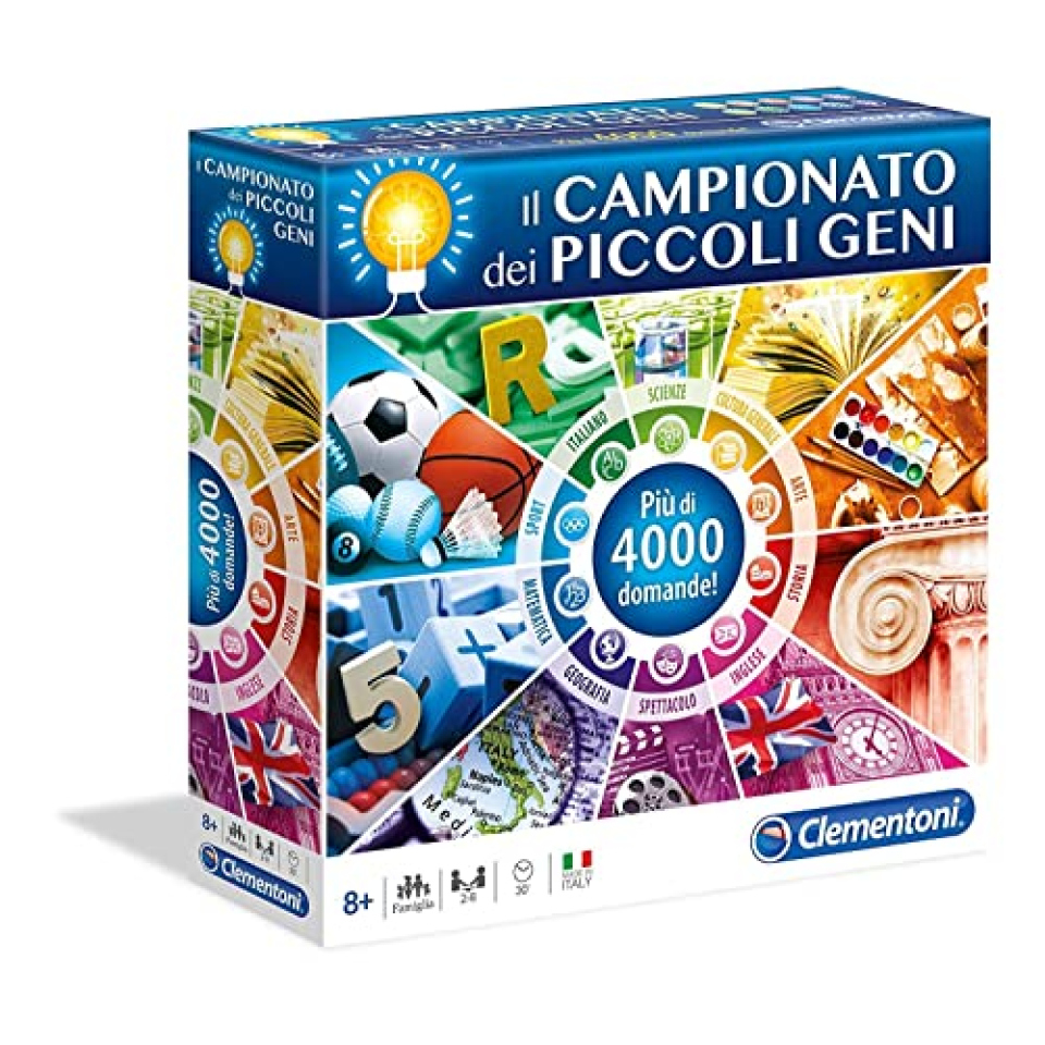 Clementoni Il Campionato dei Piccoli Geni – Quiz Educativo da Tavolo