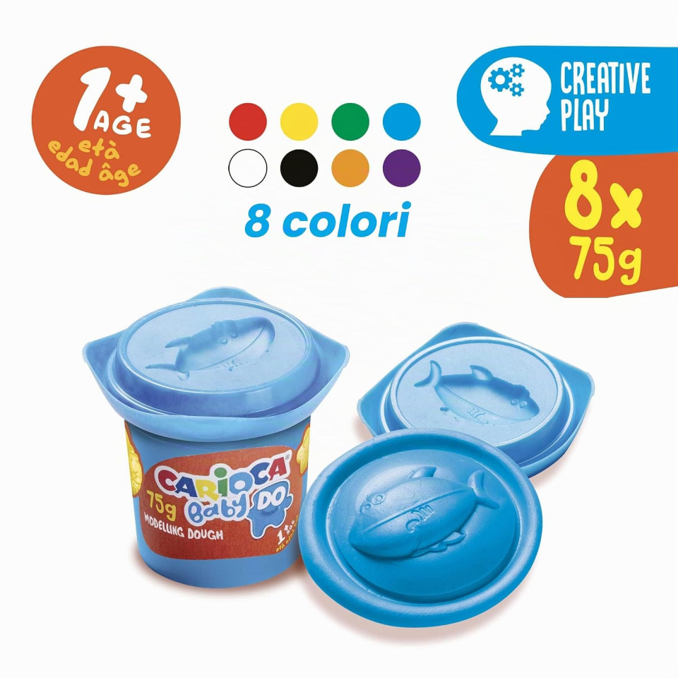 Carioca Baby Do pasta da modellare 8 colori