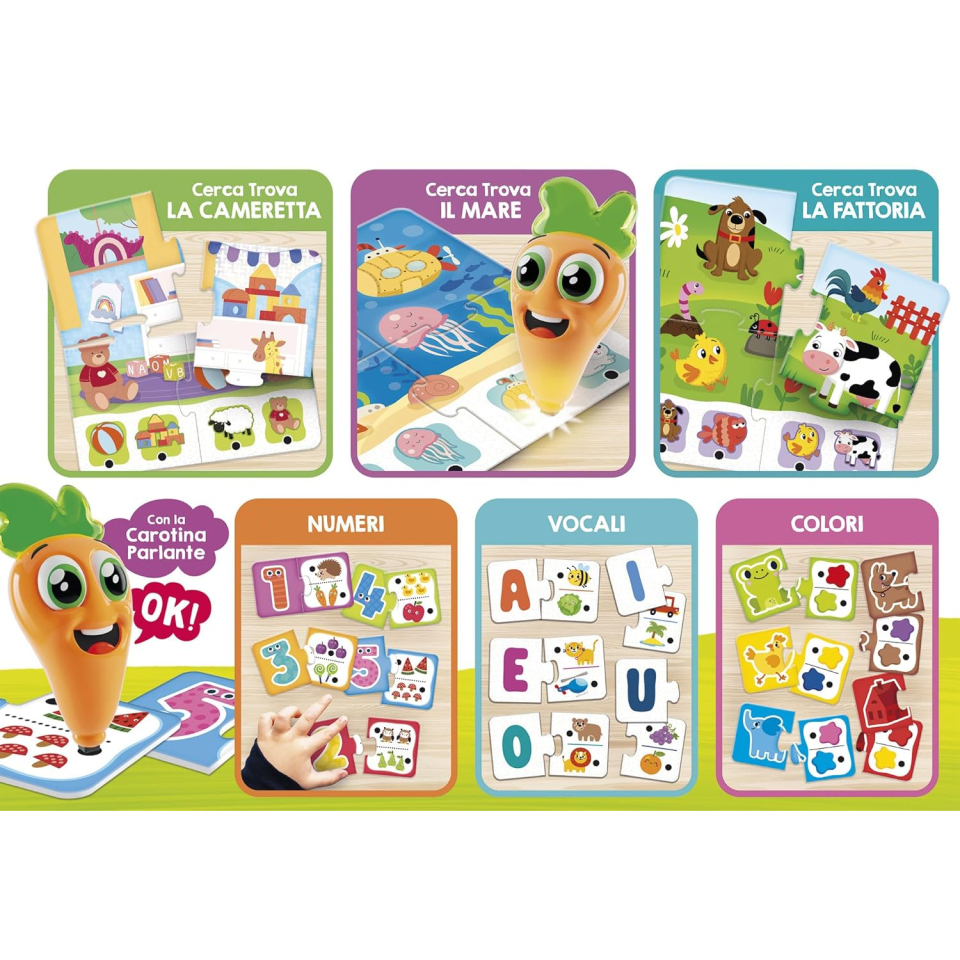 Carotina Baby Penna Parlante 20 Giochi Educativi Lisciani