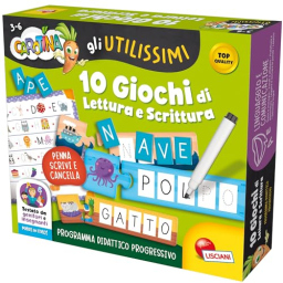 Carotina 10 Giochi di Lettura e Scrittura – Lisciani Giochi