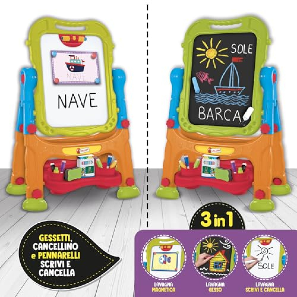 Carotina Lavagna Educativa Double Face – Lisciani Giochi