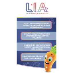 Carotina L.I.A. Peluche Educativo con Intelligenza Artificiale – Lisciani Giochi