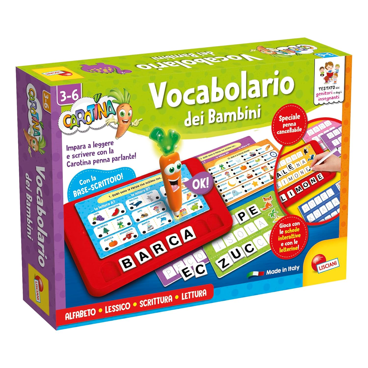 Carotina Penna Parlante Vocabolario | Lisciani Giochi