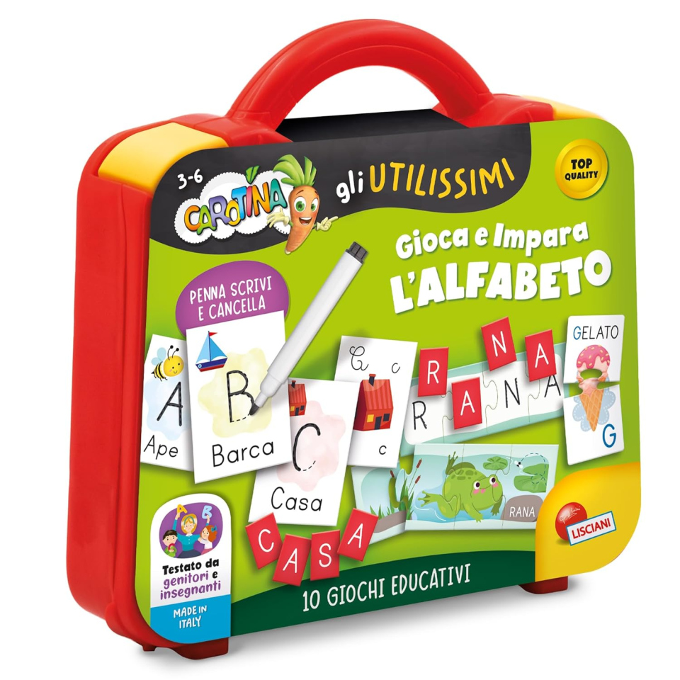 Carotina Valigetta Alfabeto – Gioca e Impara a Scrivere | Lisciani Giochi