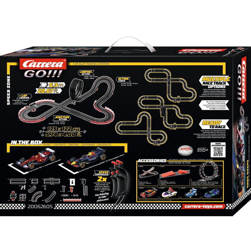 Carrera GO pista macchinine Speed Zone dai 3 anni