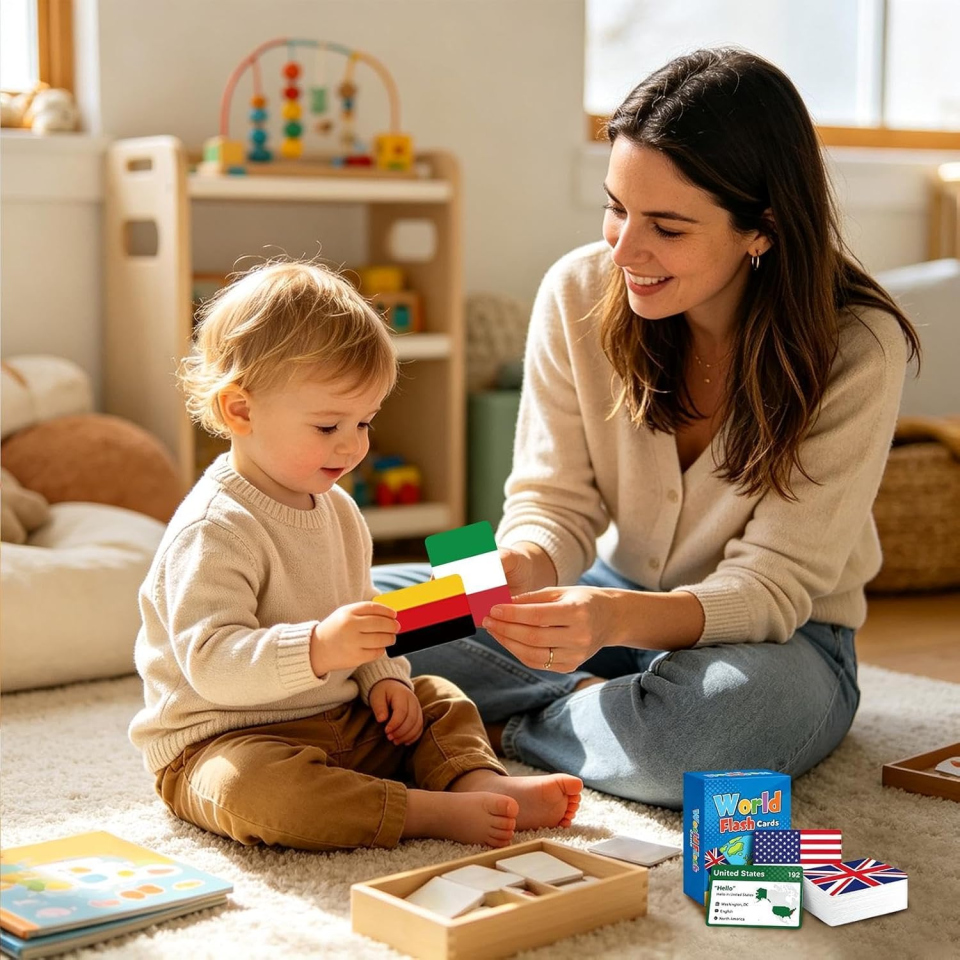 Carte bandiere del mondo, 245 schede didattiche