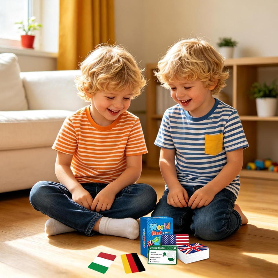 Carte bandiere del mondo, 245 schede didattiche