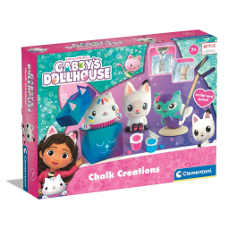 Clementoni Chalk Creations Gabby's Dollhouse – Kit Sculture in Gesso