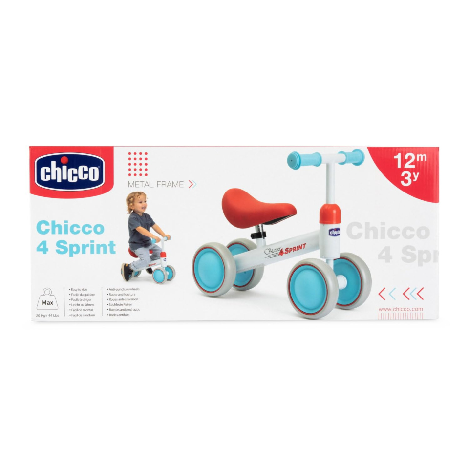Chicco 4 Sprint – Quadriciclo Senza Pedali per Bambini