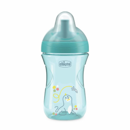 Chicco Advanced Cup – Bicchiere Antigoccia con Cannuccia dai 12 Mesi