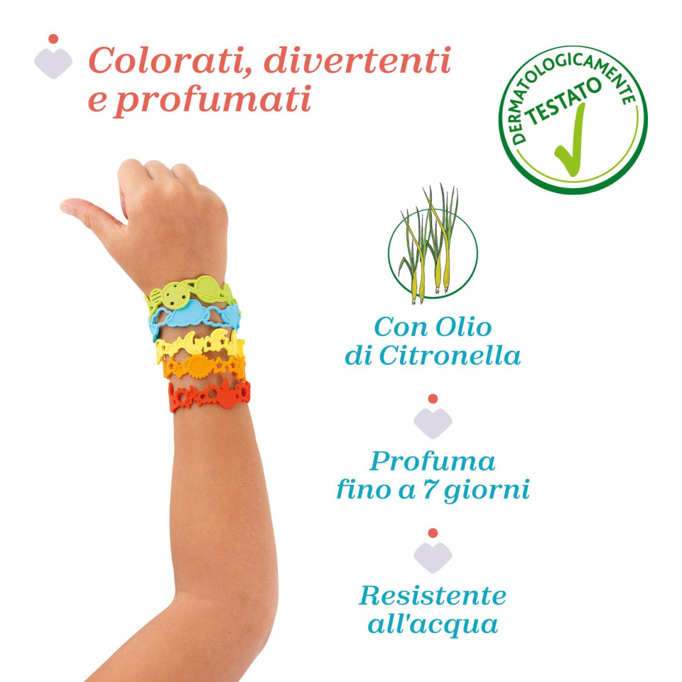 Chicco Braccialetti Citronella Bambini – Multipack 5 Pezzi