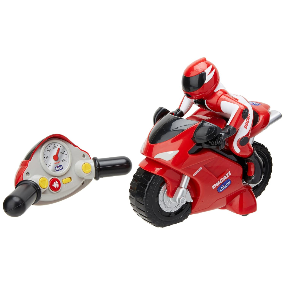 Chicco Ducati 1198 RC – Moto Radiocomandata con Manubrio