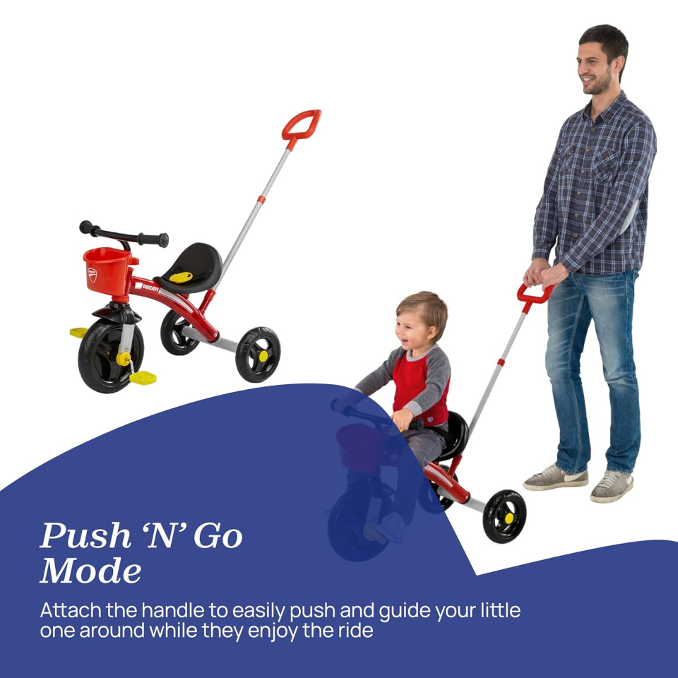 Chicco Ducati Trike – Triciclo Cavalcabile Rosso