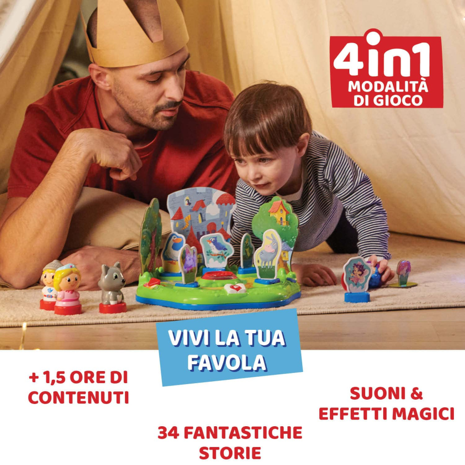 Chicco Fabulous Creastorie – Cantastorie Interattivo 4 Lingue