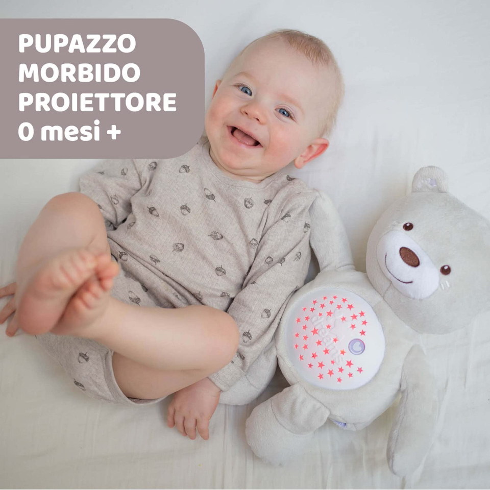 Chicco First Dreams peluche Baby Bear con proiettore