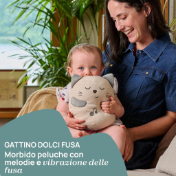 Chicco Gattino Dolci Fusa peluche interattivo neonato