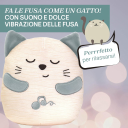 Chicco Gattino Dolci Fusa peluche interattivo neonato