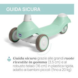 Chicco Monopattino Evolutivo 2 in 1 – Cavalcabile e Scooter da 1 Anno