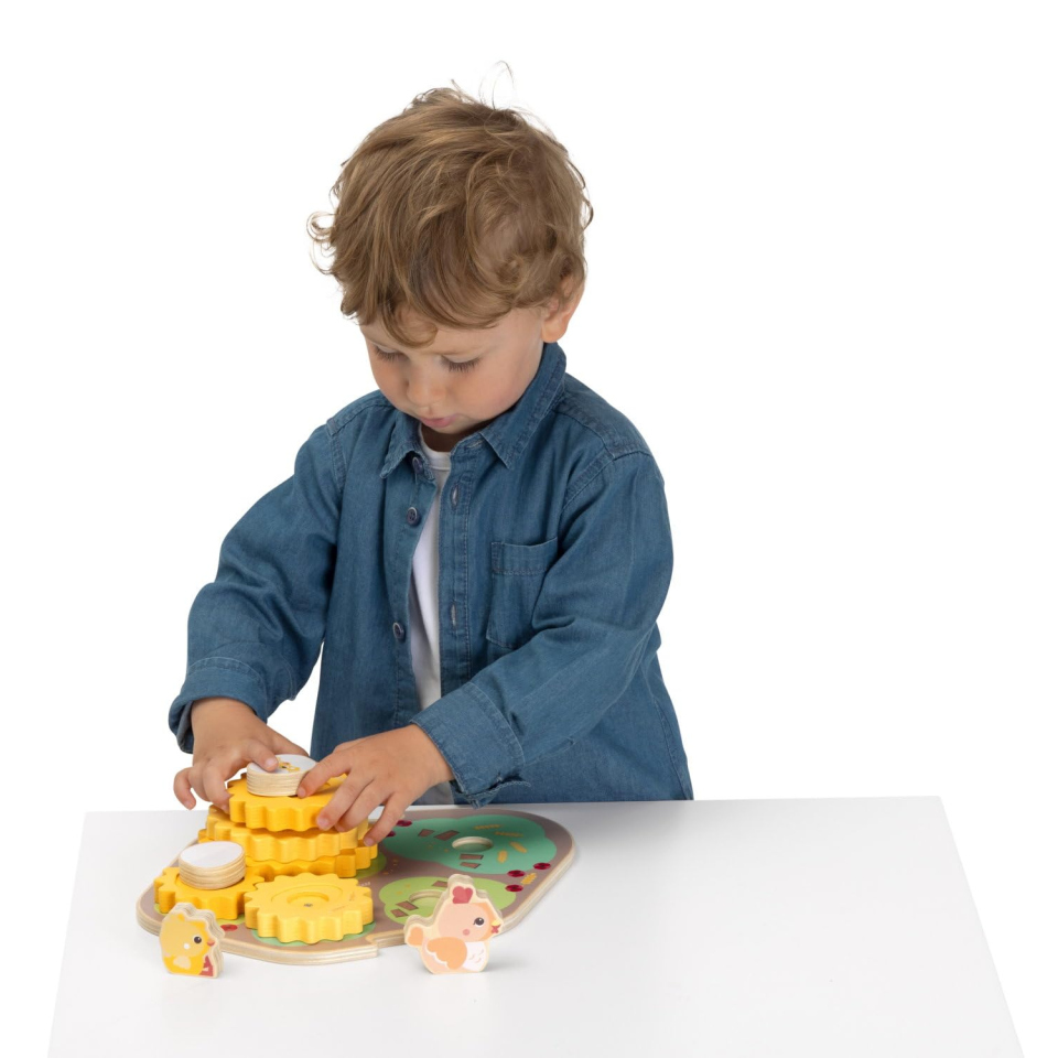 Chicco Pagliaio dei Pulcini – Gioco Educativo in Legno a Incastro