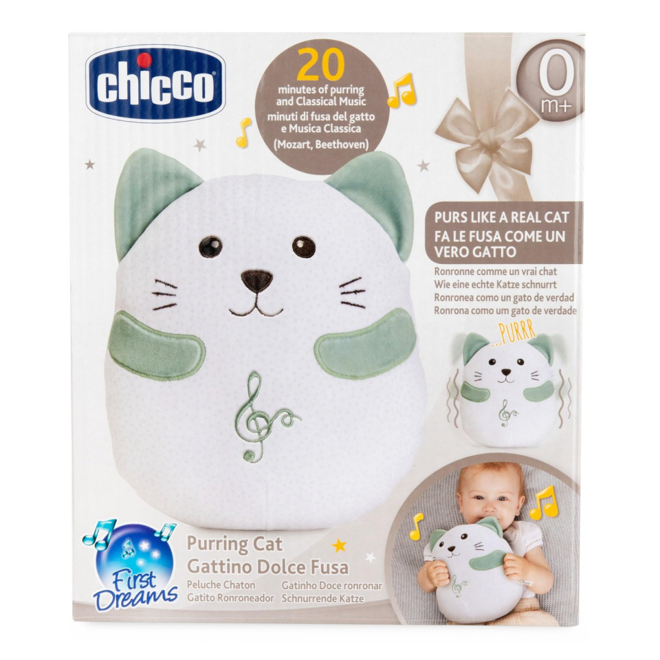 Chicco peluche neonato gattino interattivo con fusa