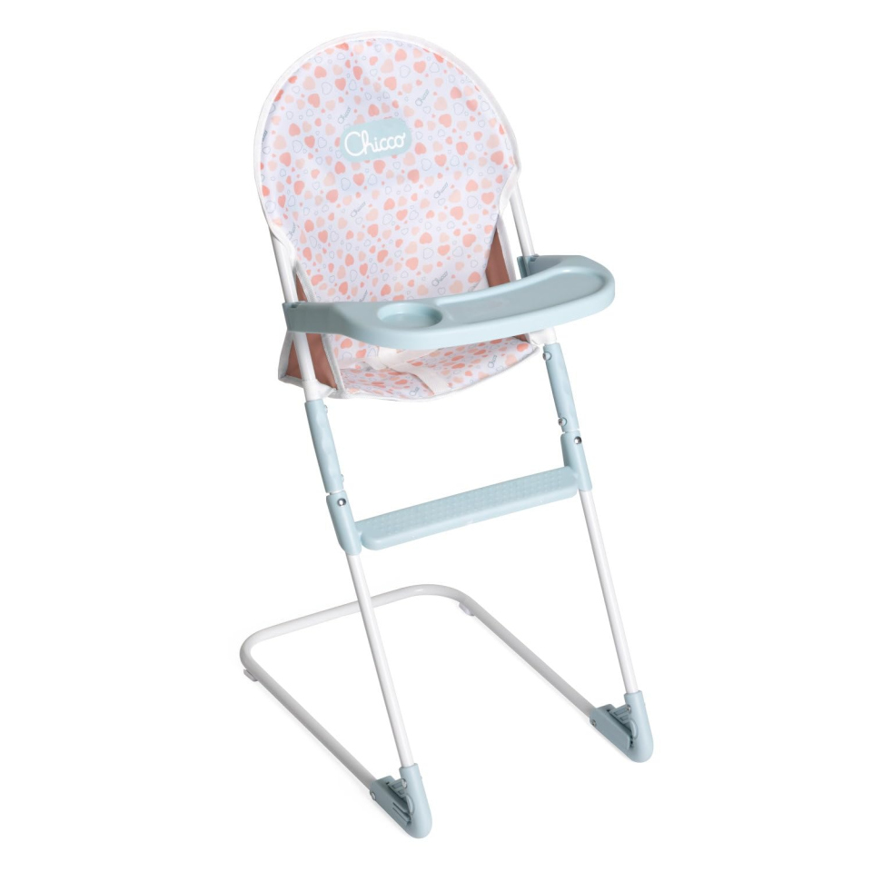 Chicco Seggiolone per Bambole – Struttura in Metallo Pieghevole