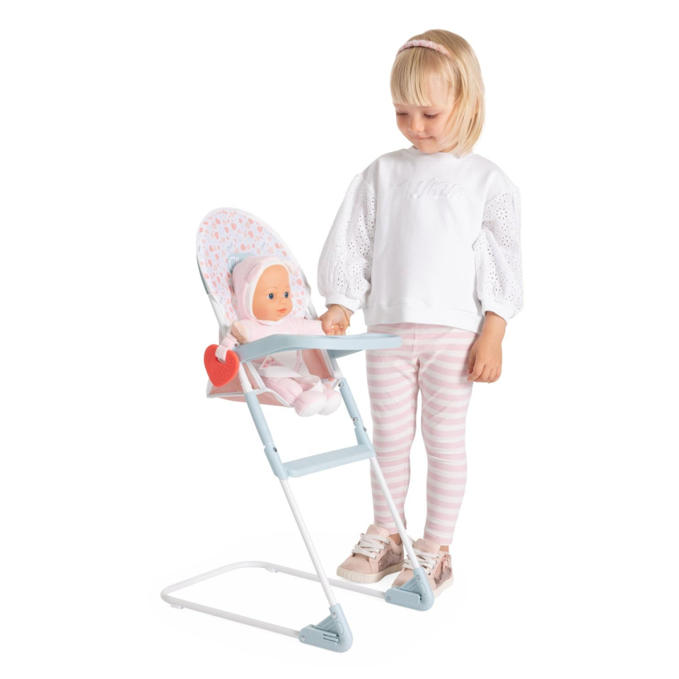 Chicco Seggiolone per Bambole – Struttura in Metallo Pieghevole
